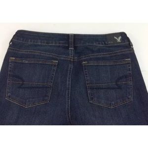 American Eagle Womens Dark Jeans Sz,10 Skinny Kick